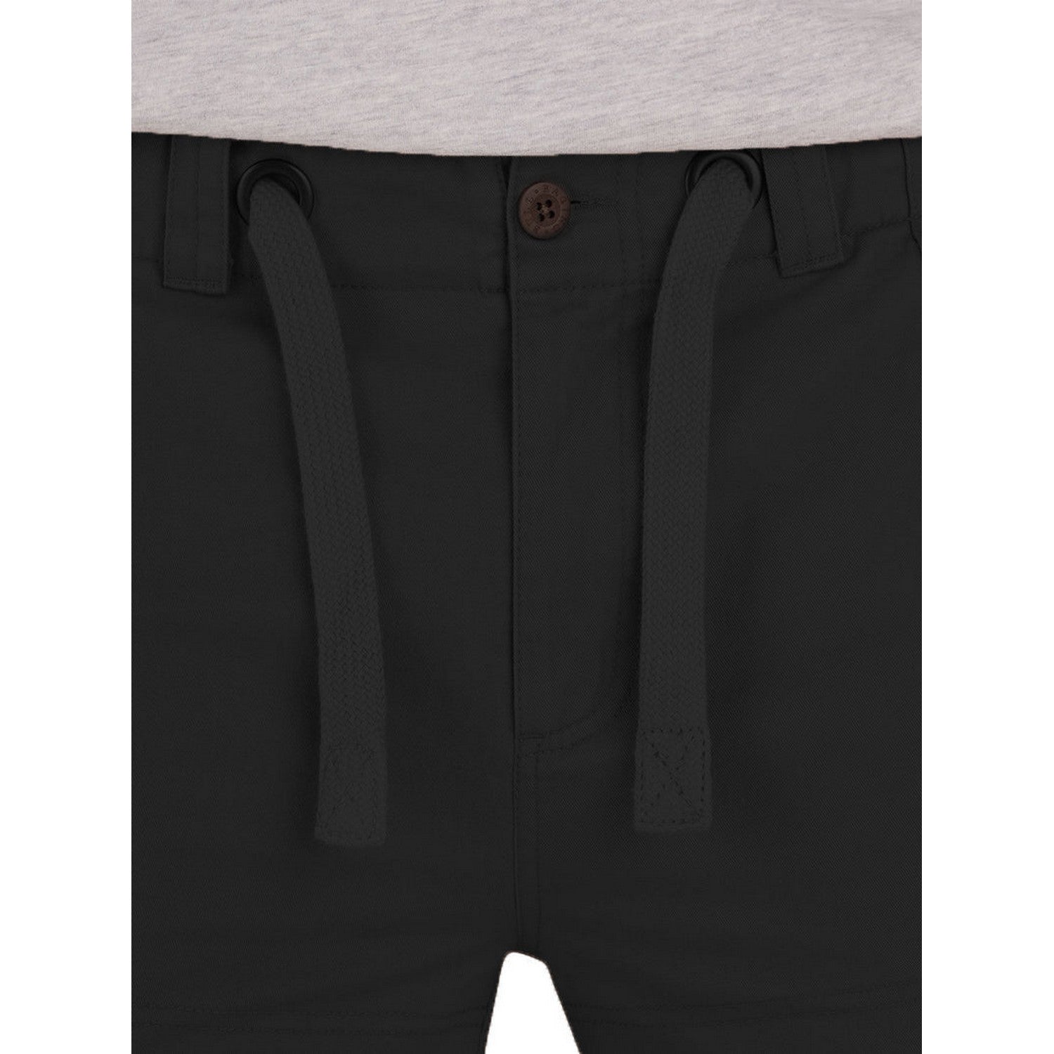 Black - Lifestyle - Raging Bull Mens Plain Cargo Shorts