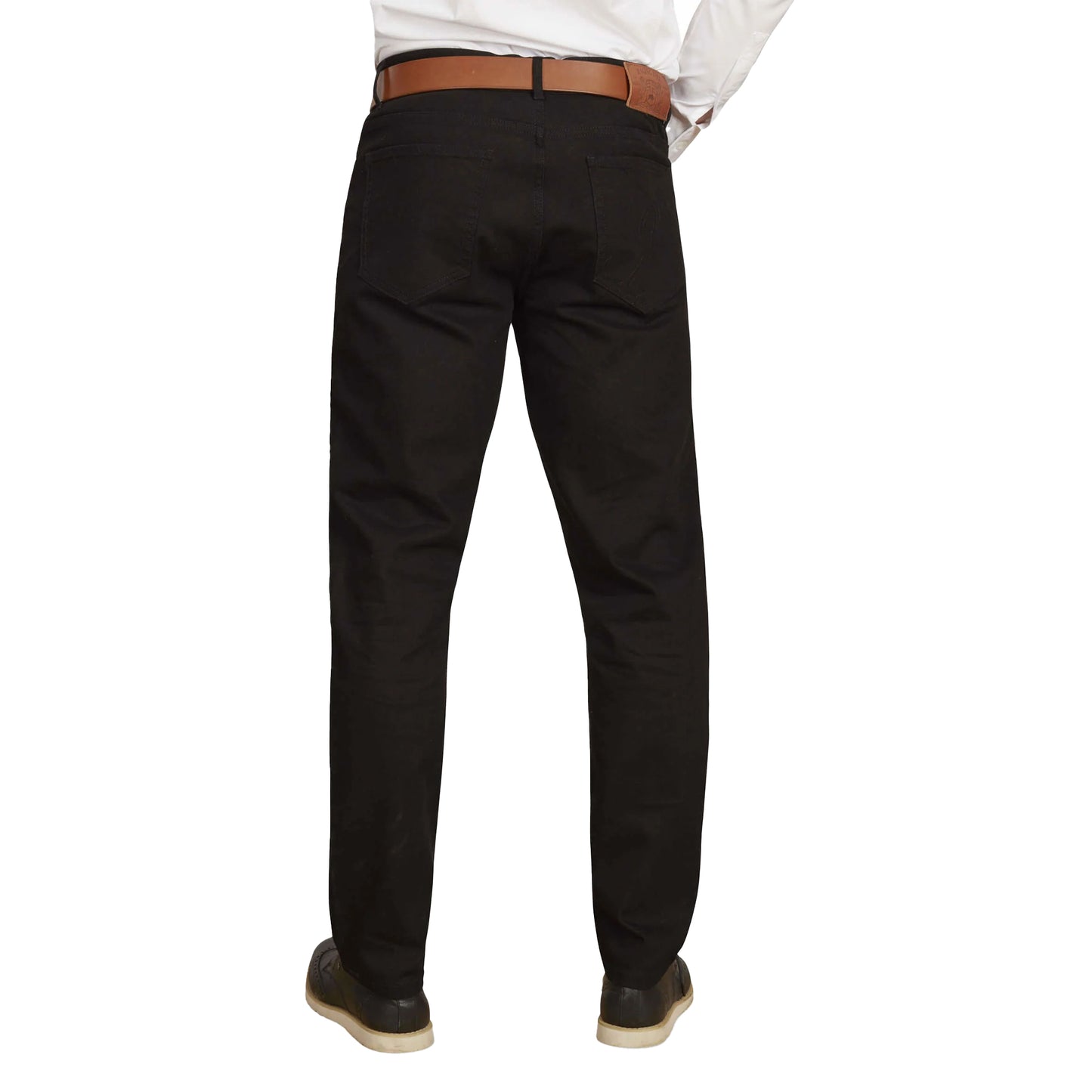 Black - Back - Raging Bull Mens Tapered Jeans