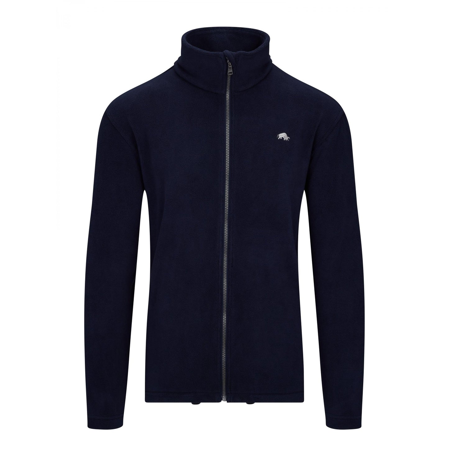 Navy - Front - Raging Bull Mens Full Zip Fleece Jacket
