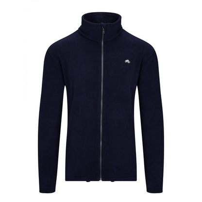 Navy - Front - Raging Bull Mens Full Zip Fleece Jacket