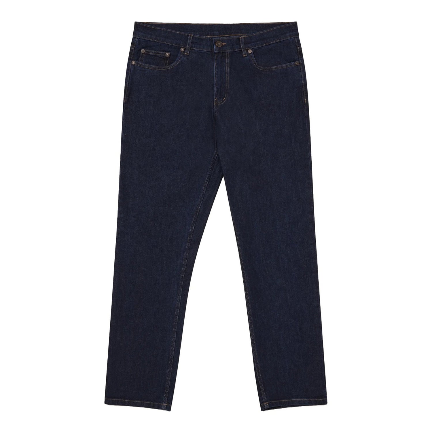 Denim - Front - Raging Bull Mens Tapered Jeans