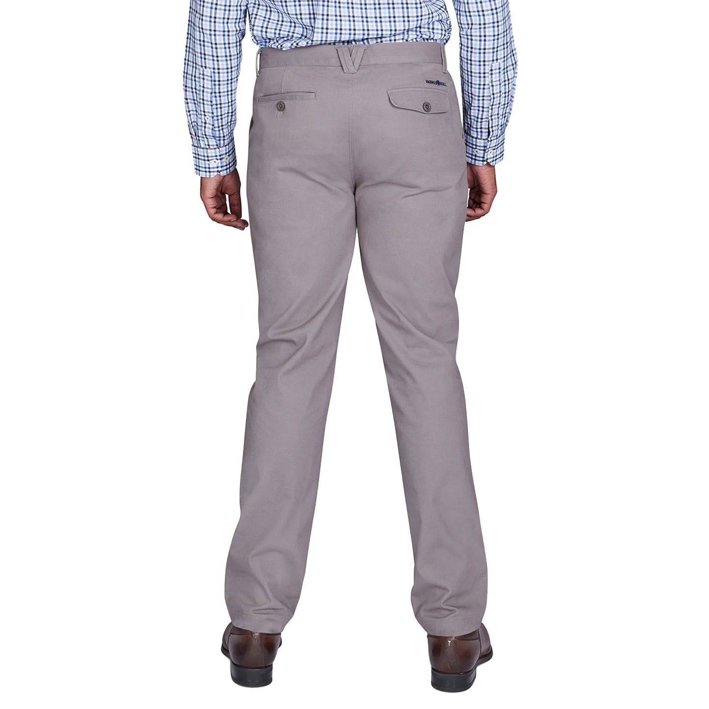 Charcoal - Back - Raging Bull Mens Classic Chino Trousers