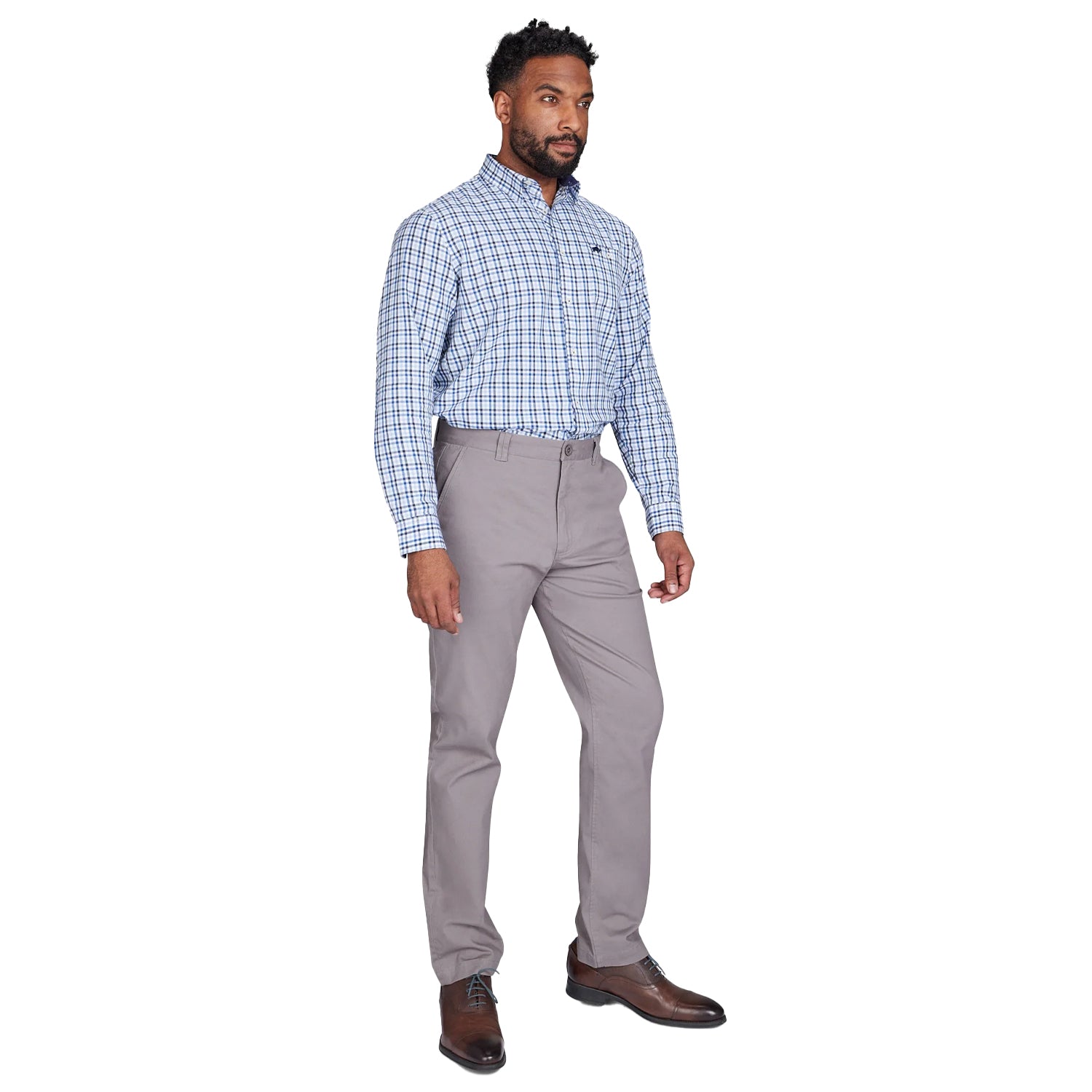 Charcoal - Lifestyle - Raging Bull Mens Classic Chino Trousers