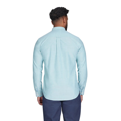 Green - Back - Raging Bull Mens Classic Oxford Long-Sleeved Shirt