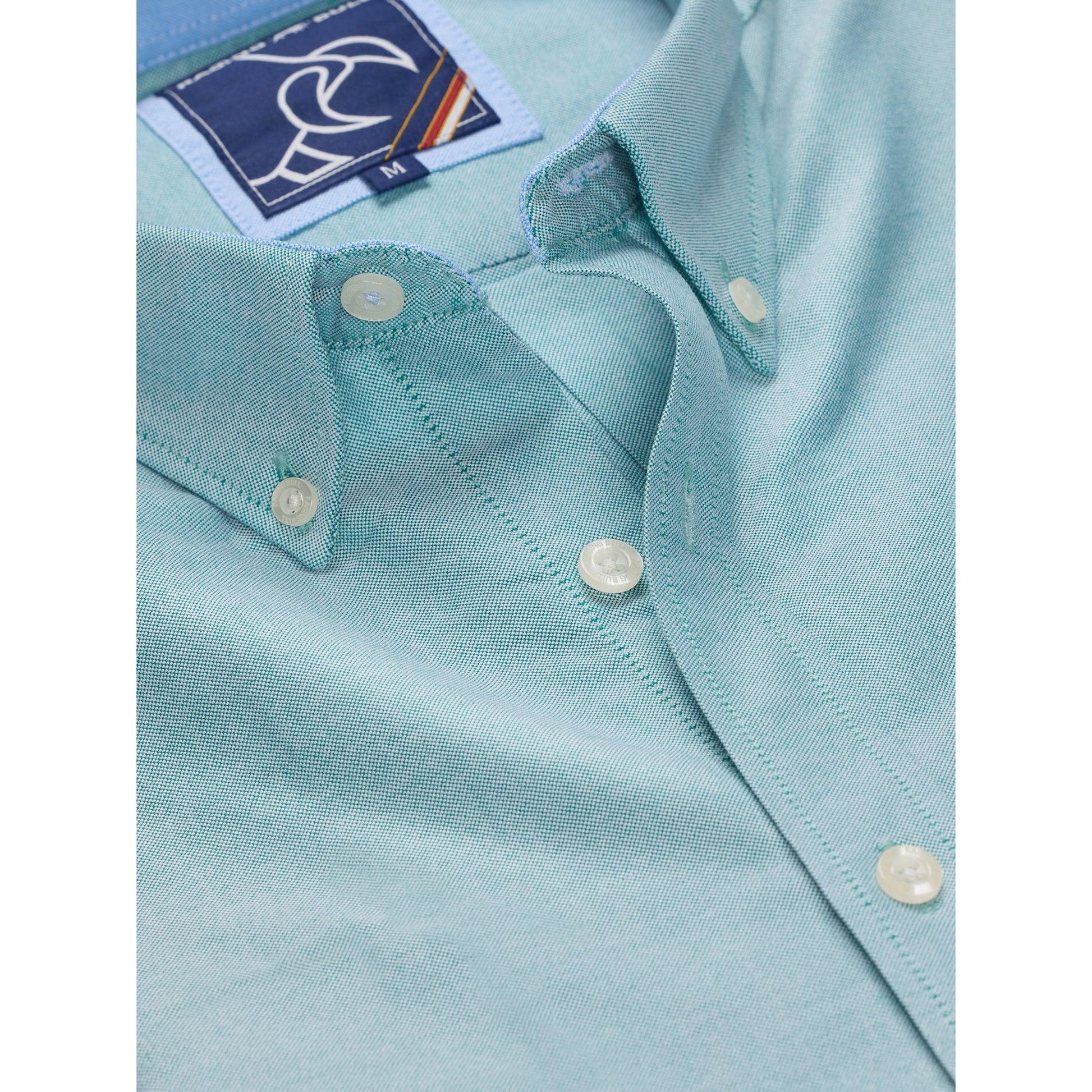 Green - Lifestyle - Raging Bull Mens Classic Oxford Long-Sleeved Shirt