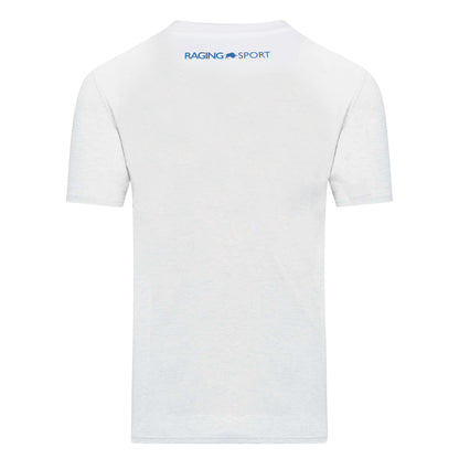 White - Back - Raging Bull Mens RB Sport Logo T-Shirt