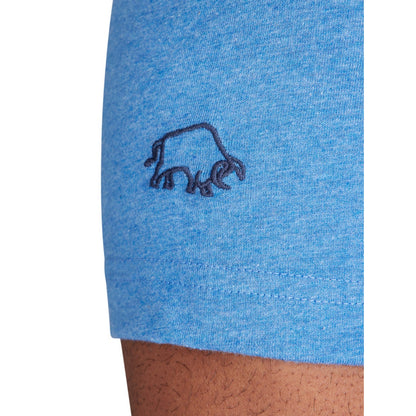 Denim Blue - Side - Raging Bull Mens Scatter Stitch T-Shirt