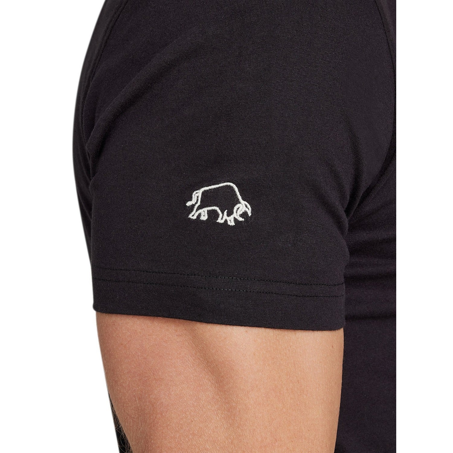 Black - Side - Raging Bull Mens Warriors T-Shirt