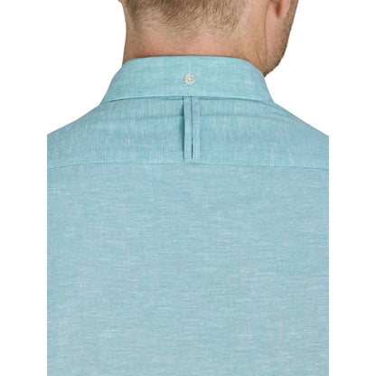 Apple Green - Lifestyle - Raging Bull Mens Classic Linen Short-Sleeved Shirt