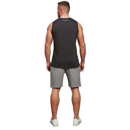 Black - Back - Raging Bull Mens Performance Vest Top