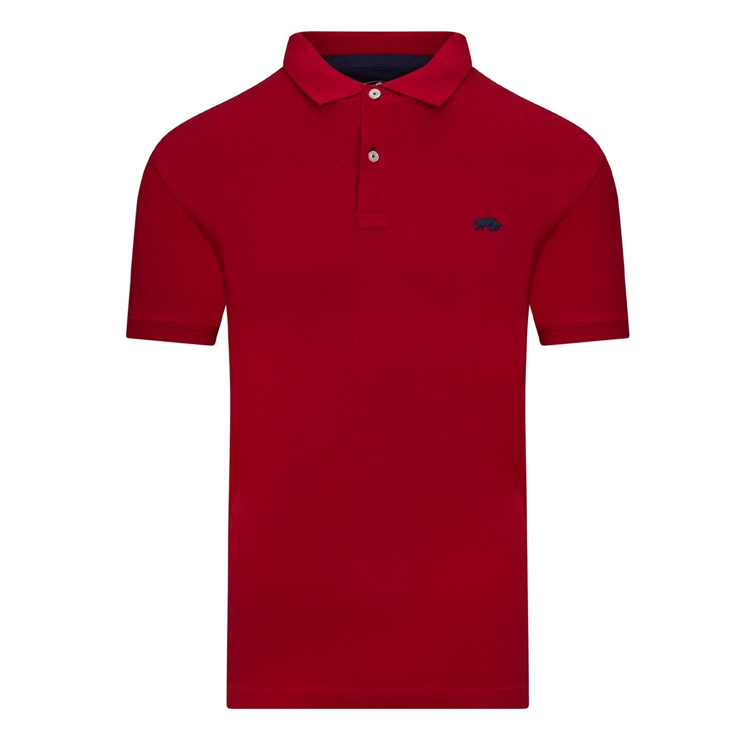 Red - Front - Raging Bull Mens Classic Organic Polo Shirt