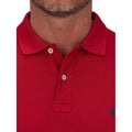 Red - Side - Raging Bull Mens Classic Organic Polo Shirt