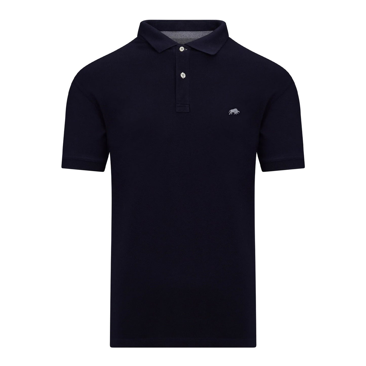 Navy - Front - Raging Bull Mens Classic Organic Polo Shirt