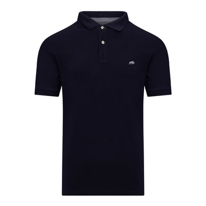 Navy - Front - Raging Bull Mens Classic Organic Polo Shirt