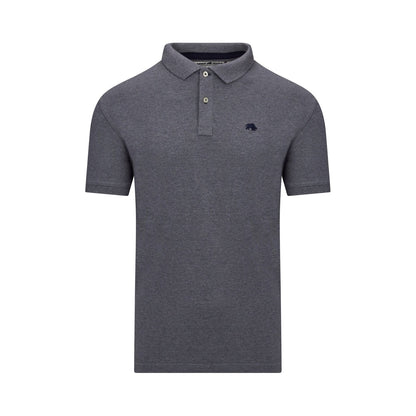Grey Marl - Front - Raging Bull Mens Classic Organic Polo Shirt