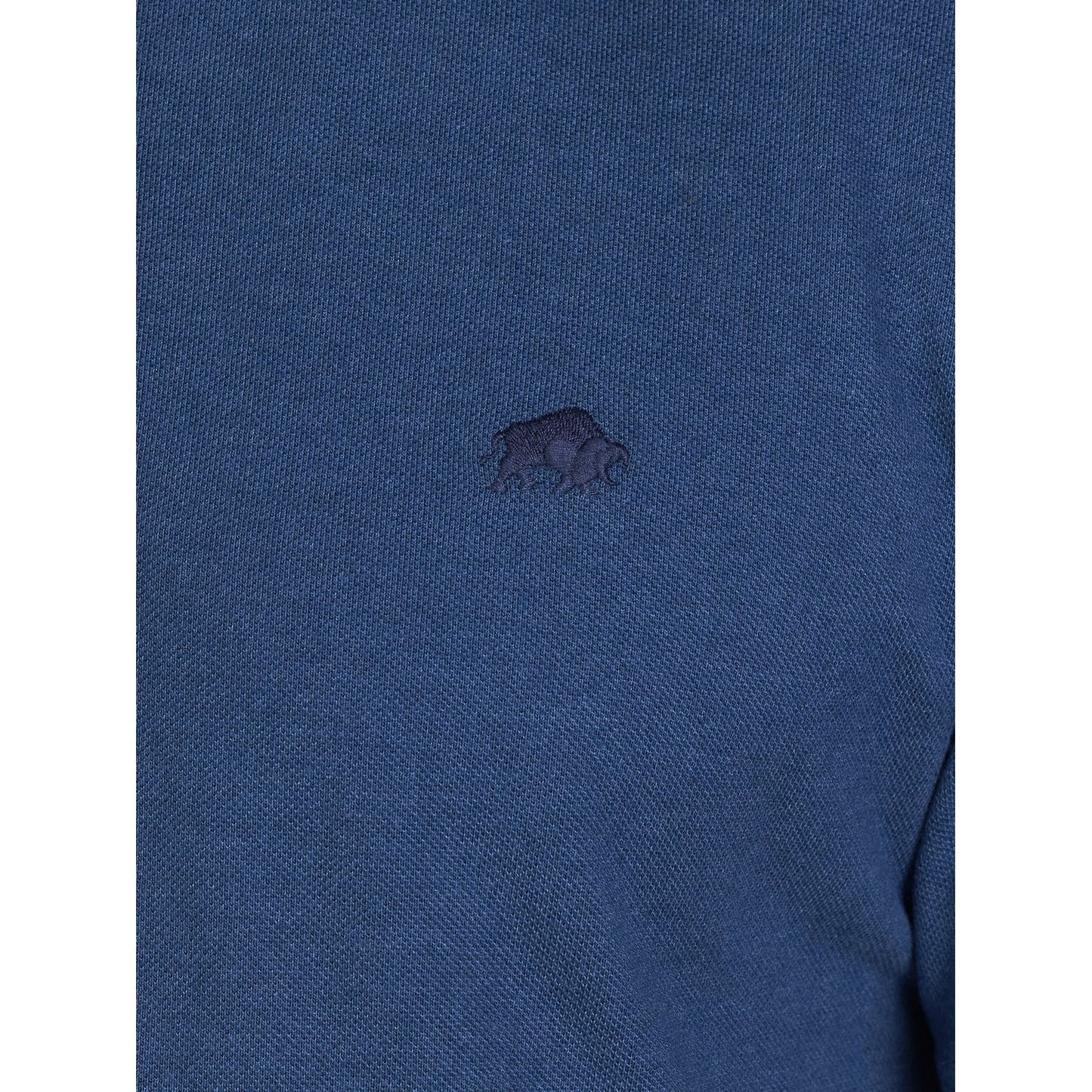 Denim - Side - Raging Bull Mens Classic Organic Polo Shirt