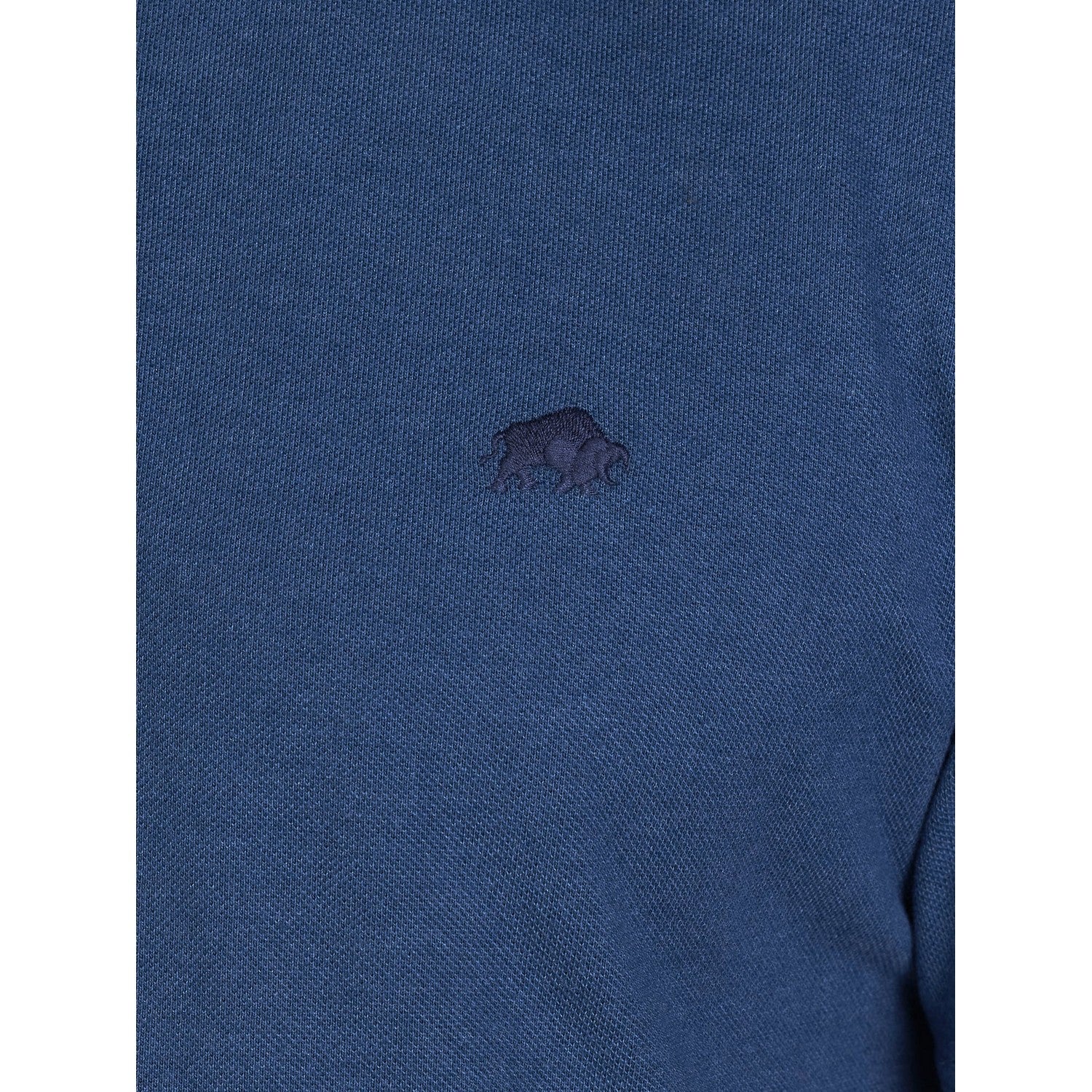 Denim - Side - Raging Bull Mens Classic Organic Polo Shirt