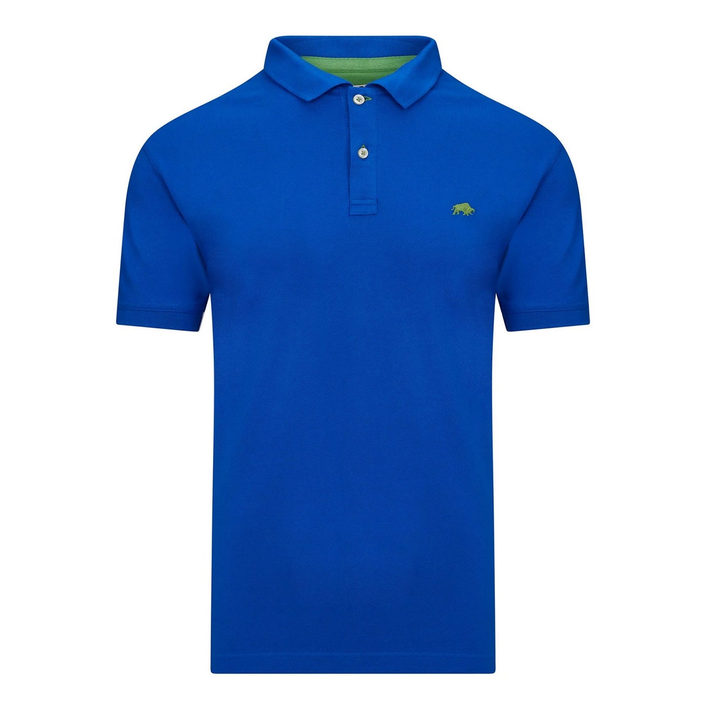 Cobalt Blue - Front - Raging Bull Mens Classic Organic Polo Shirt