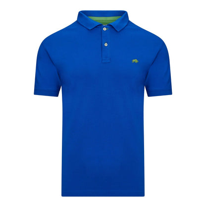 Cobalt Blue - Front - Raging Bull Mens Classic Organic Polo Shirt