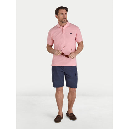 Light Pink - Side - Raging Bull Mens Classic Organic Polo Shirt