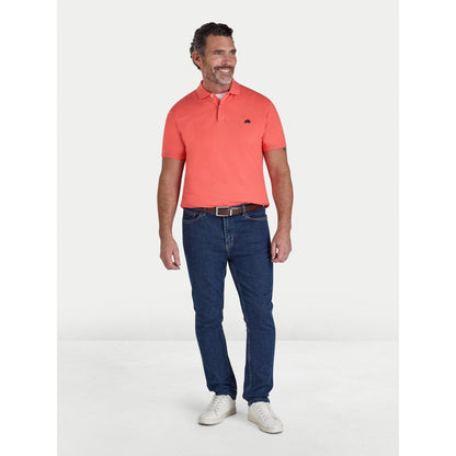 Watermelon - Side - Raging Bull Mens Classic Organic Polo Shirt