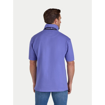 Purple - Back - Raging Bull Mens Classic Organic Polo Shirt