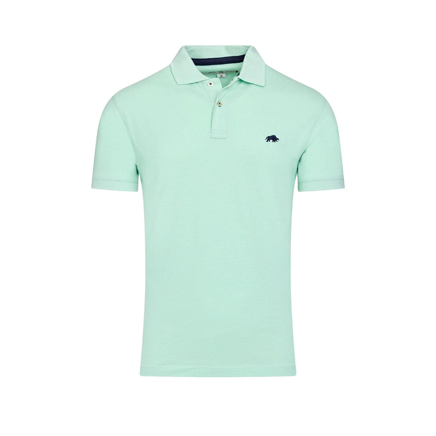 Apple Green - Back - Raging Bull Mens Classic Organic Polo Shirt