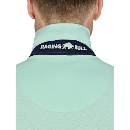 Apple Green - Pack Shot - Raging Bull Mens Classic Organic Polo Shirt
