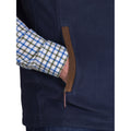 Navy - Side - Raging Bull Mens Fleece Gilet
