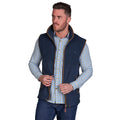 Navy - Lifestyle - Raging Bull Mens Fleece Gilet