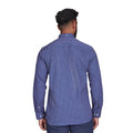 Navy - Back - Raging Bull Mens Geometric Long-Sleeved Shirt