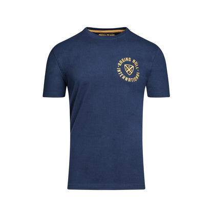 Navy - Front - Raging Bull Mens Strength & Honour T-Shirt