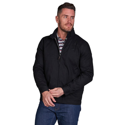 Black - Side - Raging Bull Mens Harrington Classic Jacket