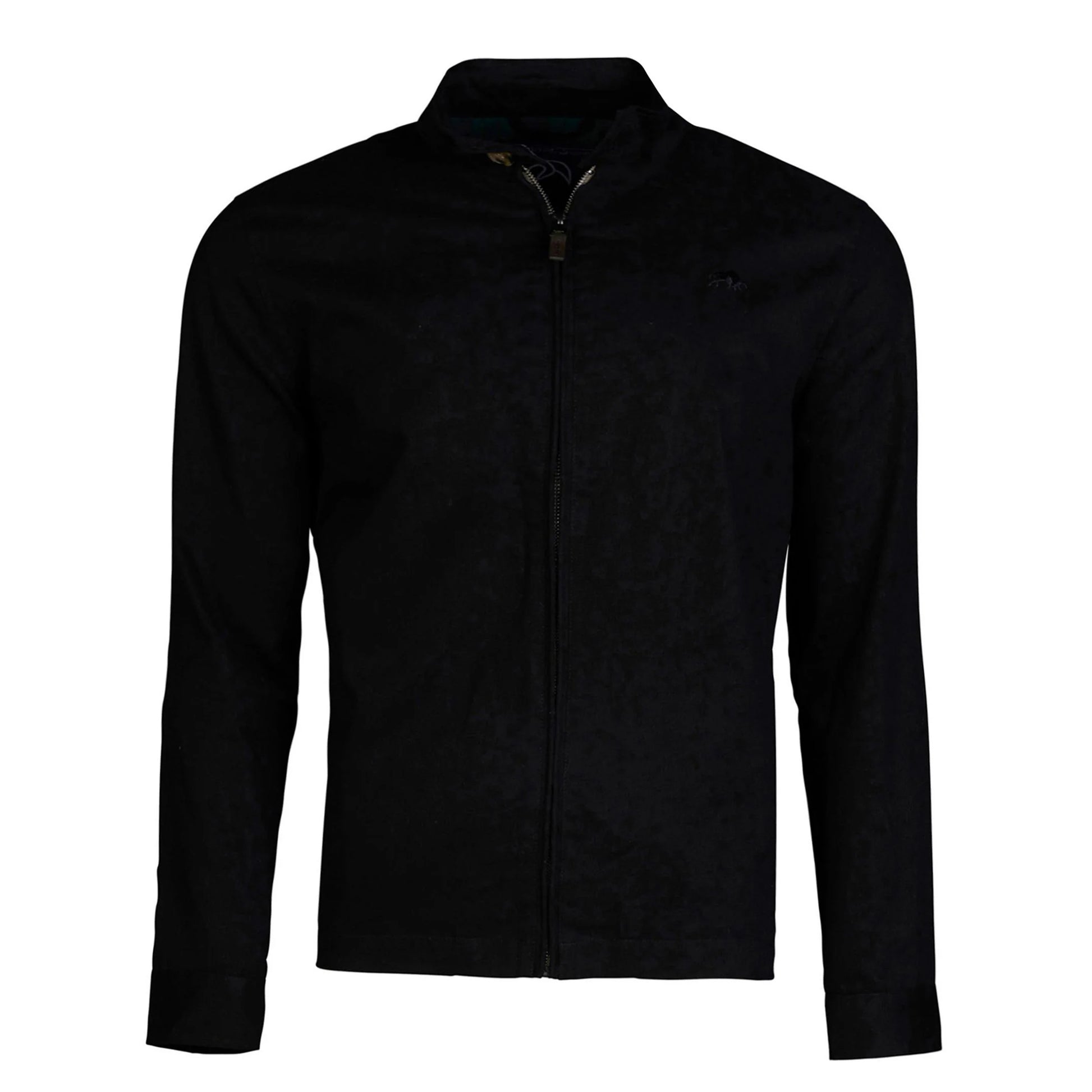 Black - Front - Raging Bull Mens Harrington Classic Jacket