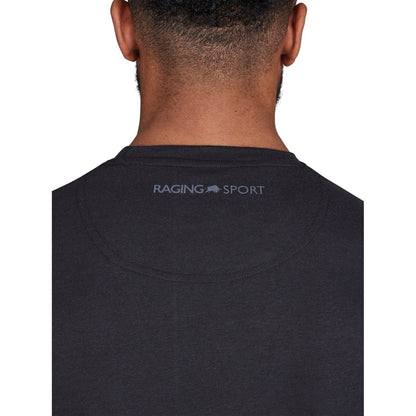 Black - Side - Raging Bull Mens RB Sport Graphic Print T-Shirt