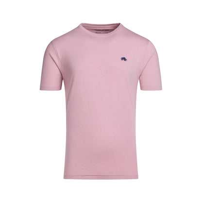Pink - Front - Raging Bull Mens Classic Organic T-Shirt
