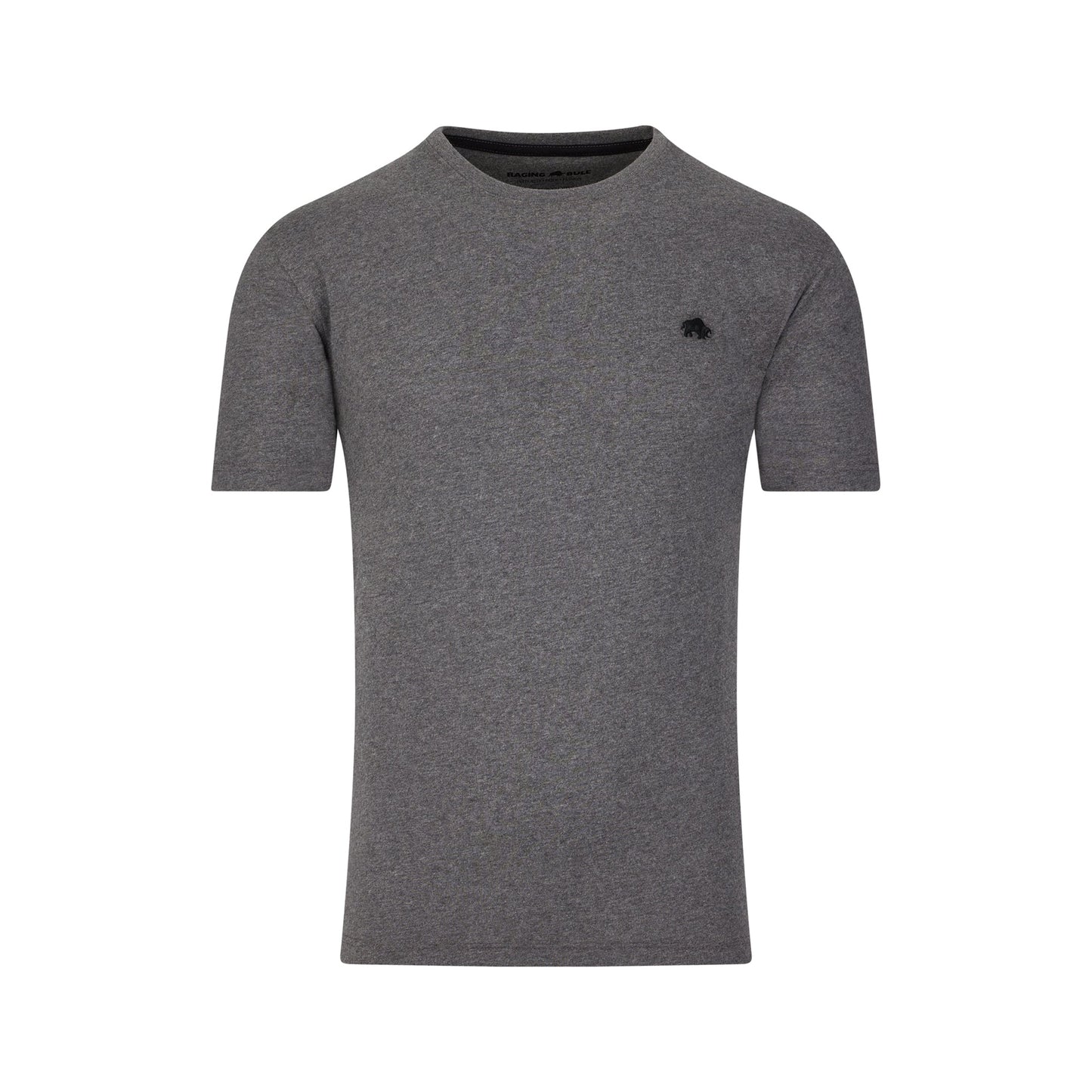 Charcoal - Front - Raging Bull Mens Classic Organic T-Shirt