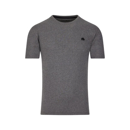 Charcoal - Front - Raging Bull Mens Classic Organic T-Shirt