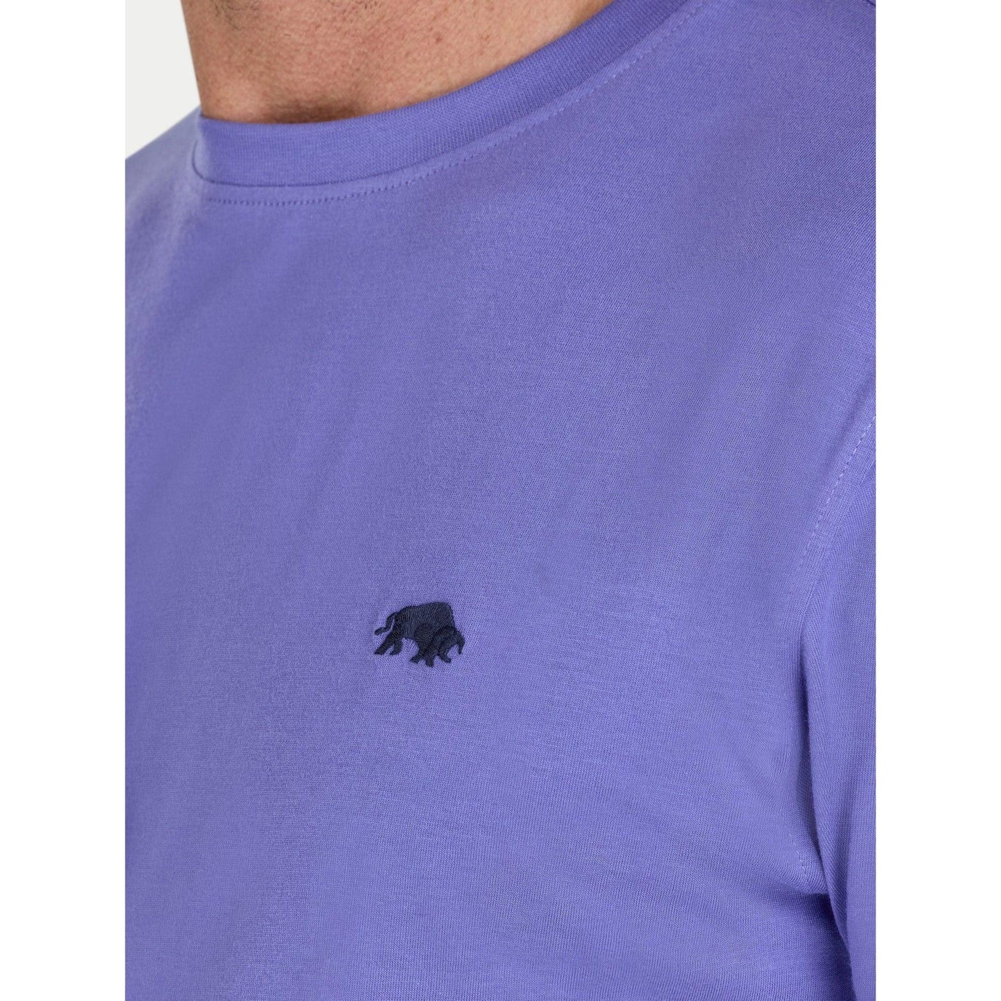 Lilac - Lifestyle - Raging Bull Mens Classic Organic T-Shirt