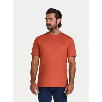 Orange - Back - Raging Bull Mens Classic Organic T-Shirt