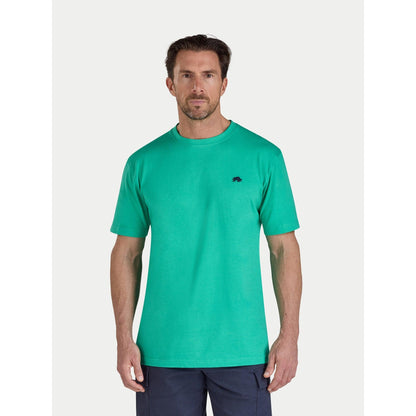 Green - Front - Raging Bull Mens Classic Organic T-Shirt