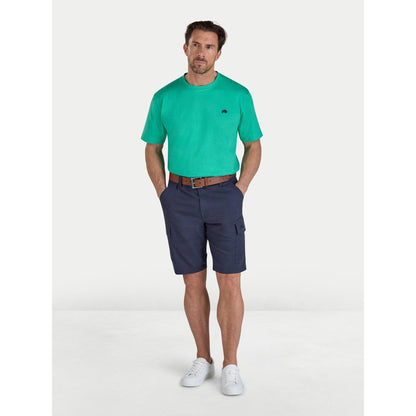 Green - Side - Raging Bull Mens Classic Organic T-Shirt