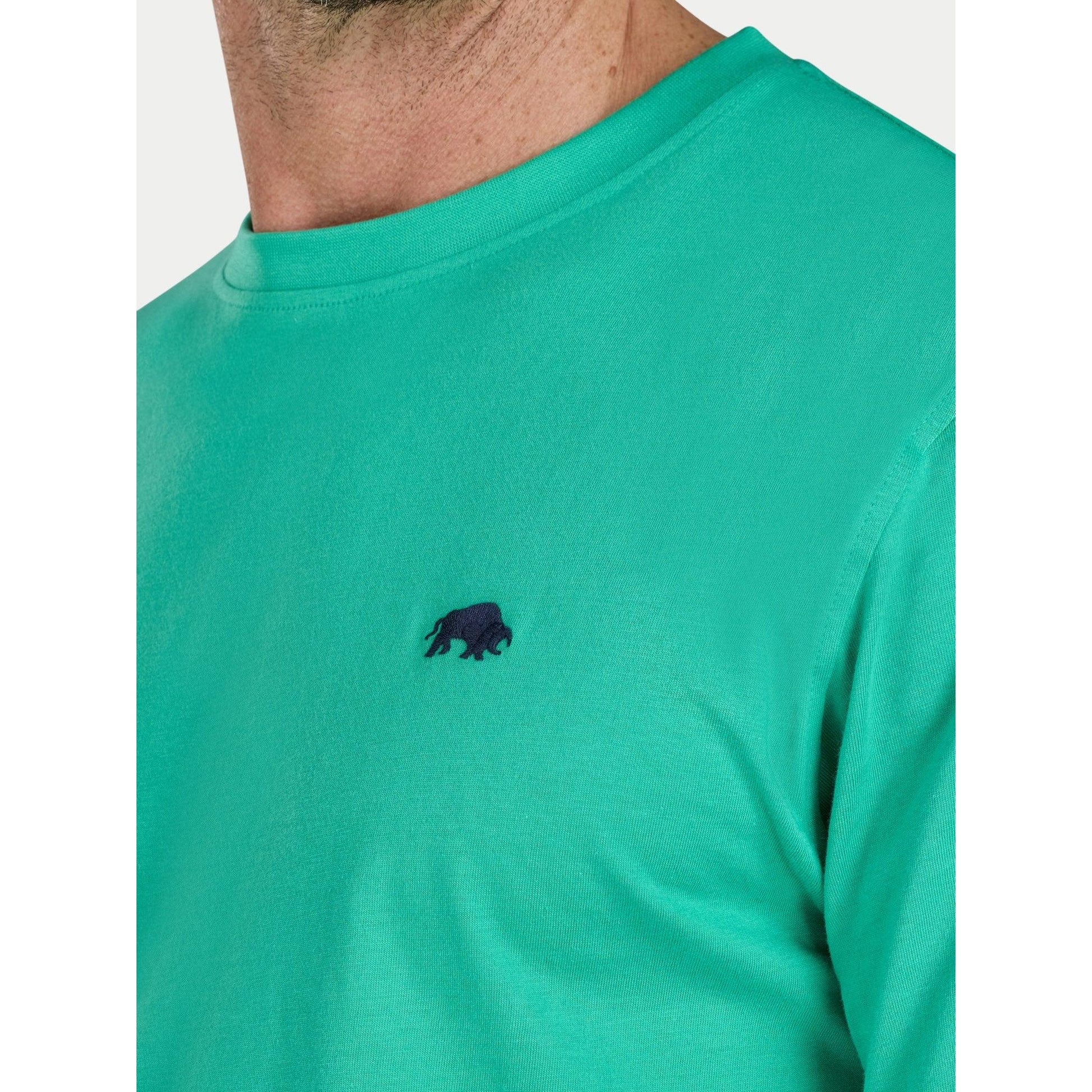 Green - Lifestyle - Raging Bull Mens Classic Organic T-Shirt