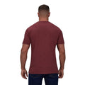 Claret - Back - Raging Bull Mens Classic Organic T-Shirt