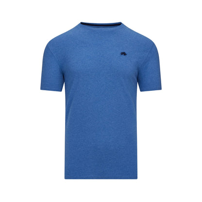 Denim Blue - Front - Raging Bull Mens Classic Organic T-Shirt