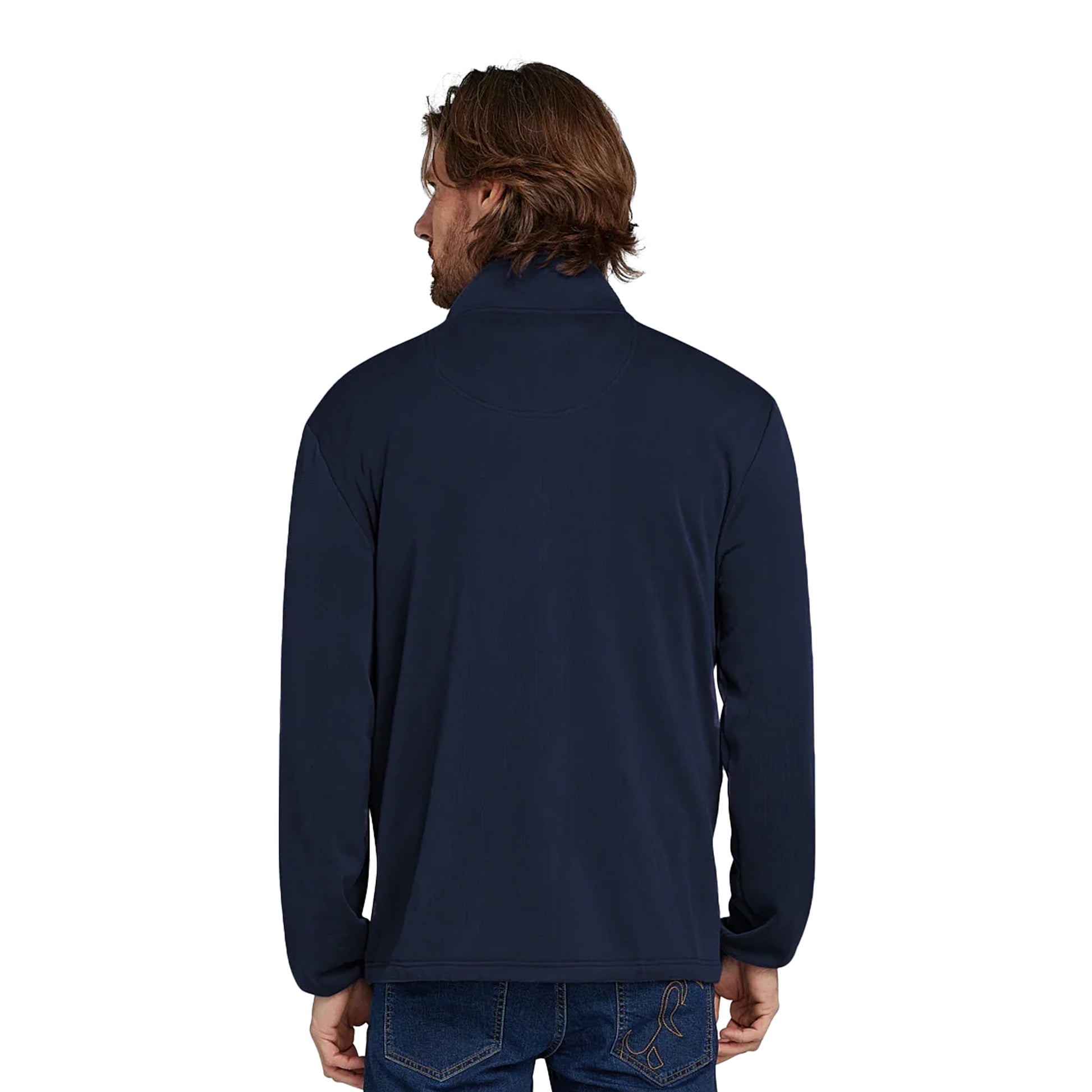Navy - Back - Raging Bull Mens Tech Full Zip Jacket
