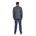 Charcoal - Back - Raging Bull Mens Wool Blazer