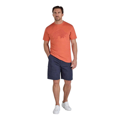 Orange - Lifestyle - Raging Bull Mens Flock Union Jack Bull T-Shirt