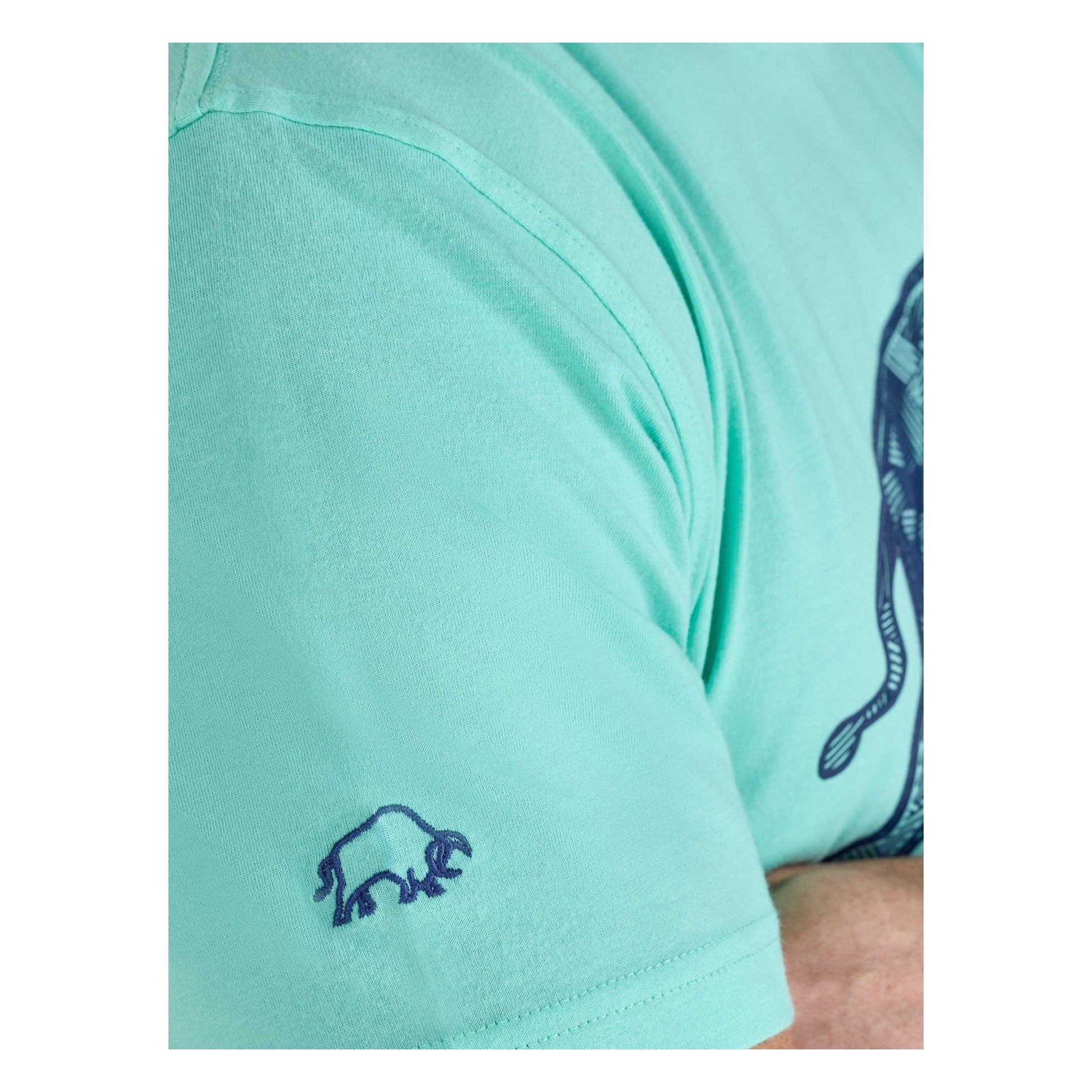 Mint - Side - Raging Bull Mens High Build Bull T-Shirt