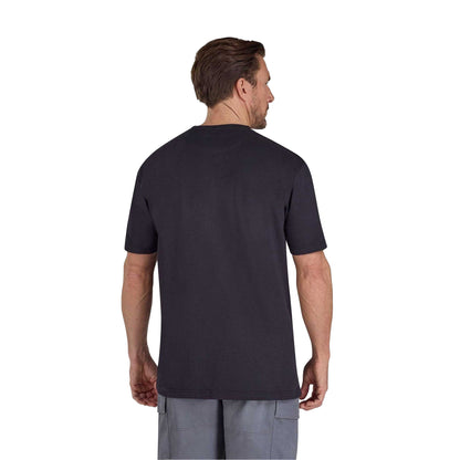 Black - Back - Raging Bull Mens Motorcycle Club T-Shirt